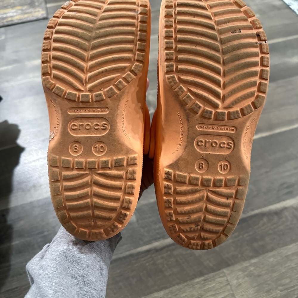 peach Crocs - Picture 2 of 2